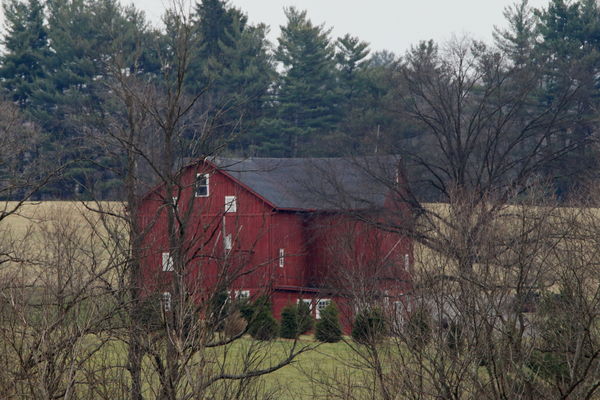 And the old red barn...