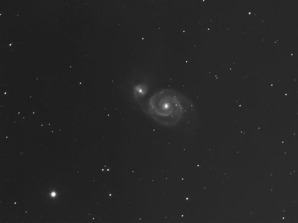 M51, Whirlpool Galaxy...