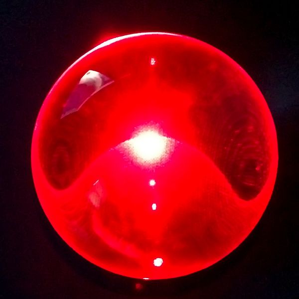4 inch crystal ball / laser pointer...