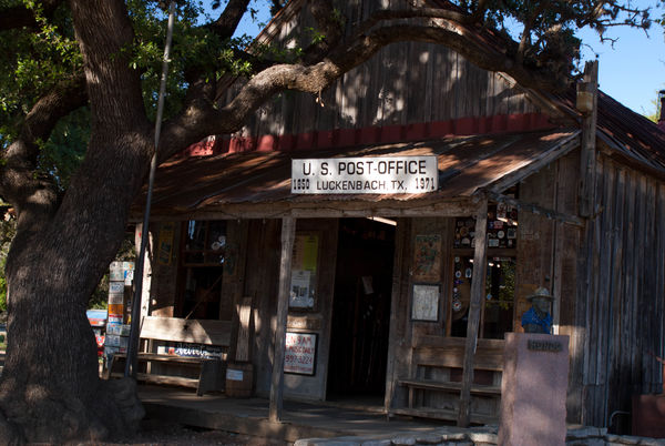 Yes there is a Luckenbach, Texas like in the song...