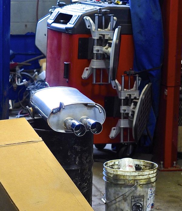 Picture Story New Muffler Installed I had a new muffler installed on