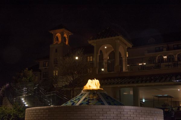 Hershey Hotel at night...