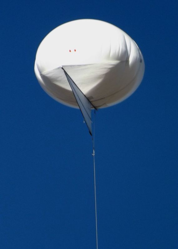air quality testing balloon...