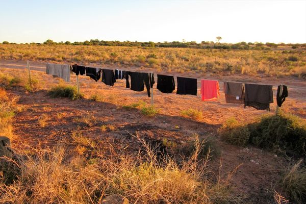 Washday in the outback....