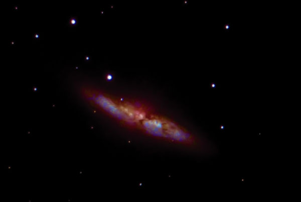 The Stacked image in DSS...