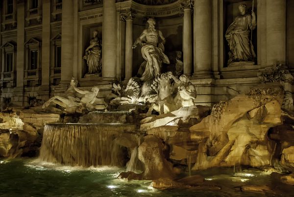 Trevi Fountain at Night...