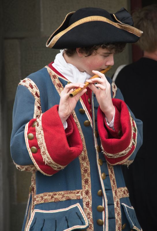 Fortress of Louisbourg musician re-enactor...