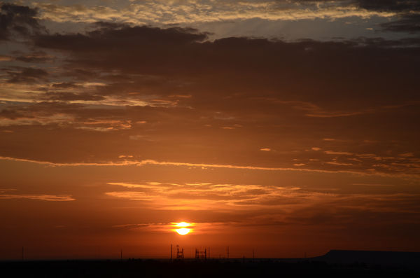 Ft. Stockton, TX sunrise...