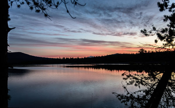 Sunrise on Wickiup Reservoir...