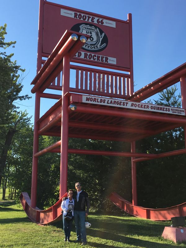 World's Largest Rocking Chair...
