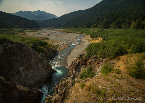 Elwha River from old Glines Canyon dam...