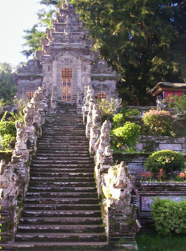 Temple stairs, Bali...