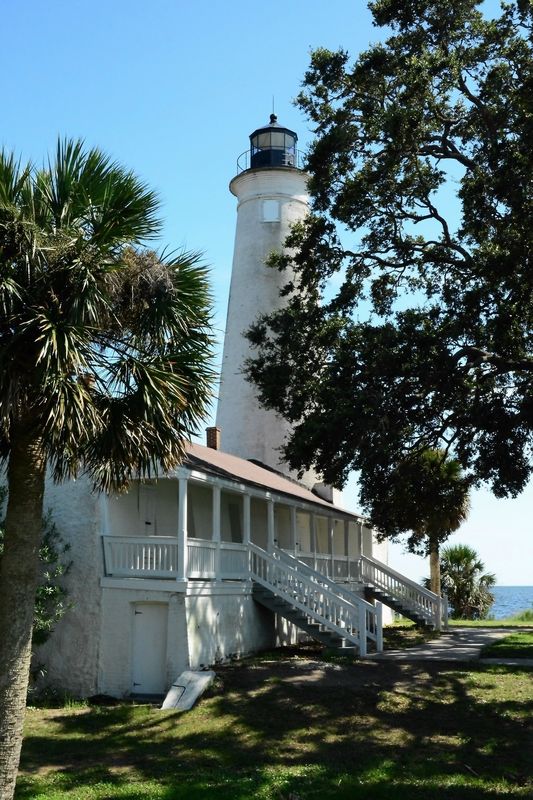 St. Marks Light and Keepers Quarters...