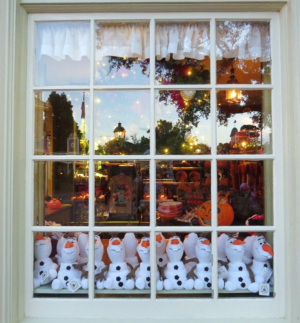 Many Olaf's in a window...