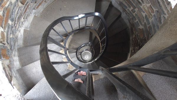 The stairwell, managed to get my foot in this one...