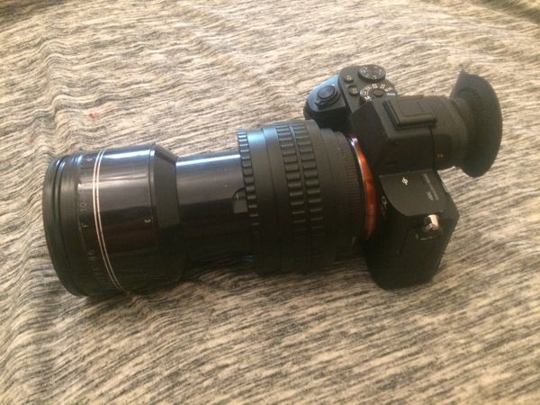 Sony with 100mm f1.2...