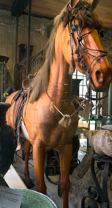 Life-size horse...