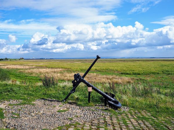 Old Anchor with British Aerospace on the Horizon...