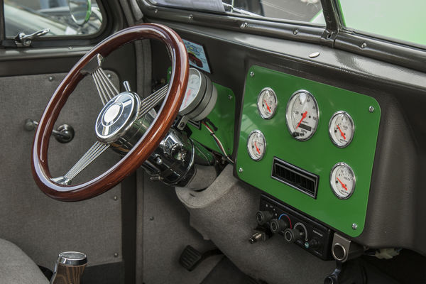 Dashboard from a 1950 Willys Overland...