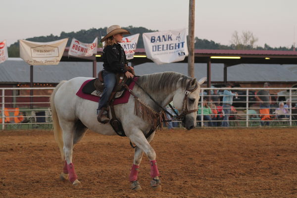 A seven year old Barrel Racer...