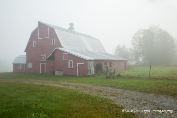 Foggy Morning Barn...