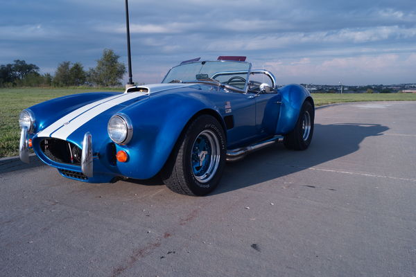 spotted a blue Cobra at a car club meet....