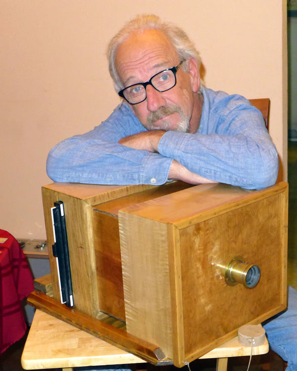 Me with the "Sliding-Box" 8X10 Camera (Model #1A)...