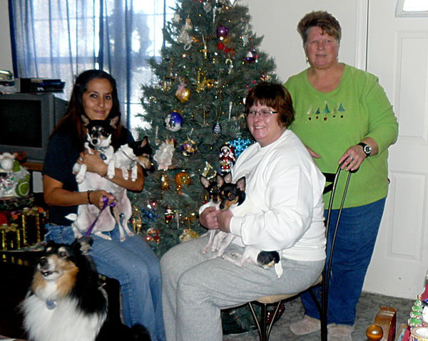 My Sister Vickie (in White) with Emma and Beau, He...