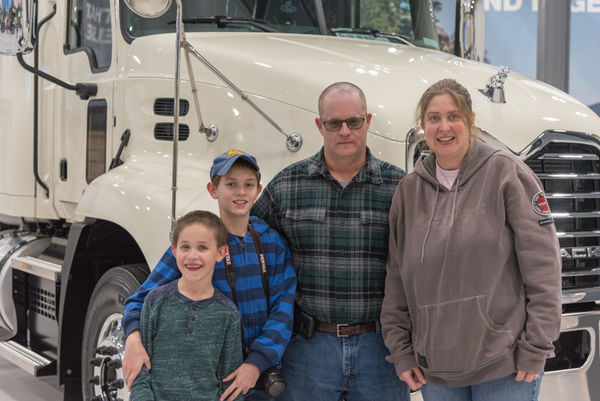 Dad, and the boys LOVE big trucks - construction v...