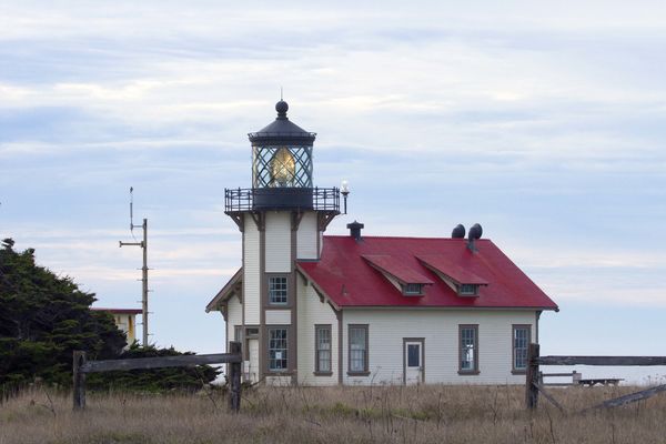The lighthouse as seen from the northeast...