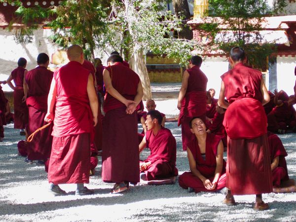 Tibetan monks...
