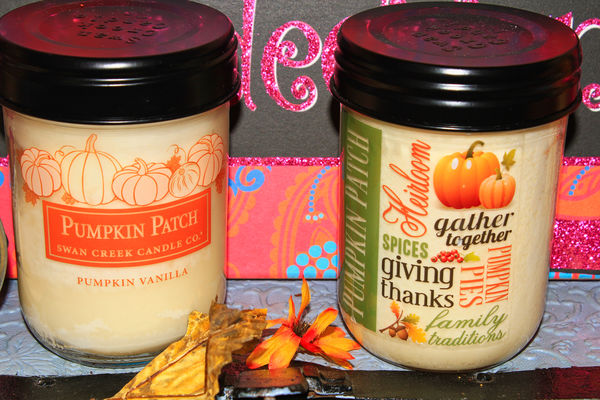 Pumpkin scented soy Candles....