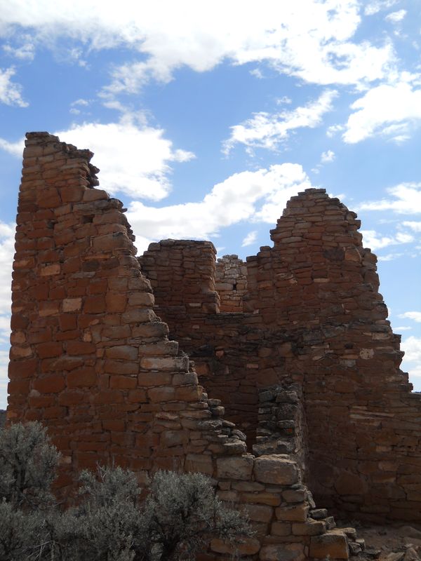 ancient walls at Hovenweep National Monument, UT...