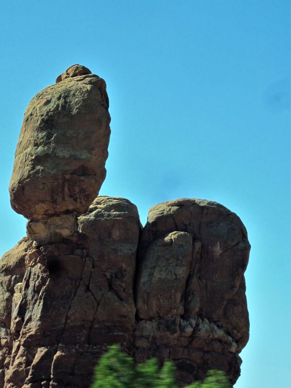 balanced Rock (just outside Arches Park)...