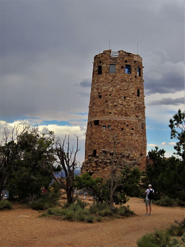 Stone Tower overlooking the Grand Canyon...