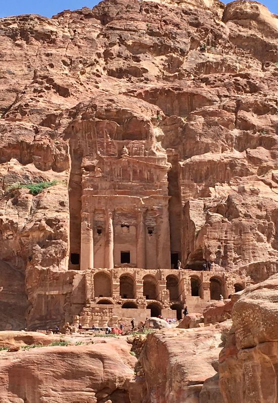 Part of the Tombs of the Nobles, Petra...