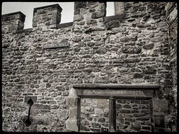 wall in Edinburgh Scotland...