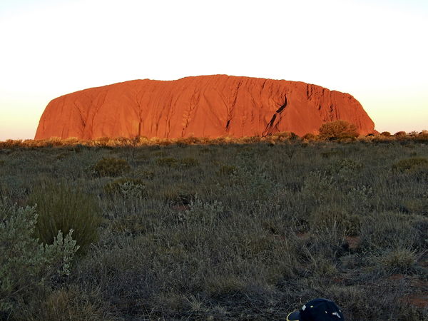 Uluru in late afternoon sun....