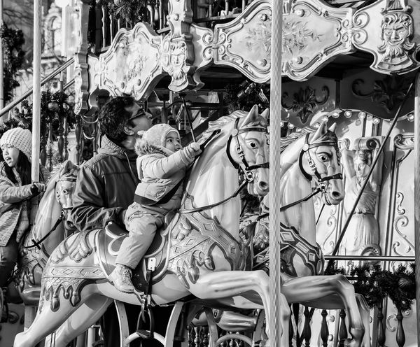 Happiness is a carousel horse....