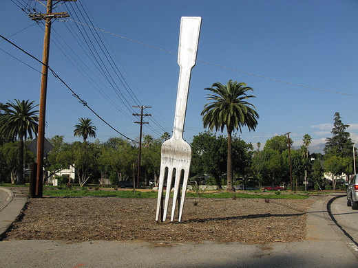 "A Fork In The Road," at the intersection of Pasad...