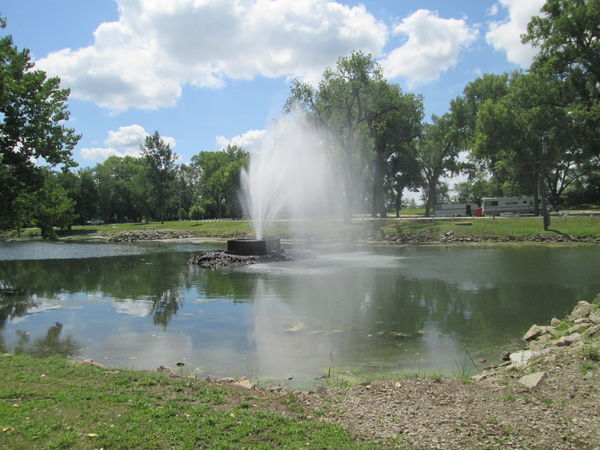 Water Fountain @ TaHaZooka Park, Norfolk, NE...