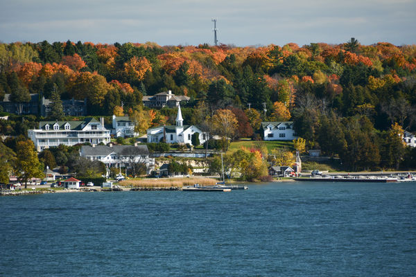 Door County Wis In Fall Colors