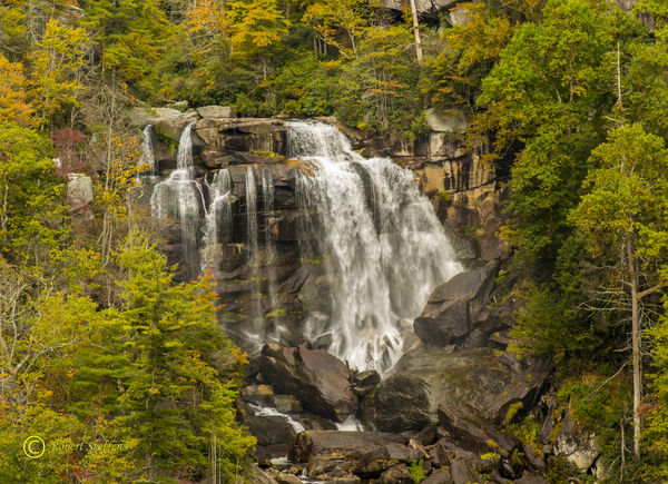 Upper Whitewater Falls near Walhalla and the Georg...