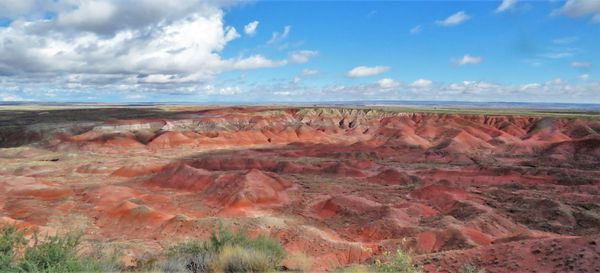 the painted desert was beautiful in the petrified ...