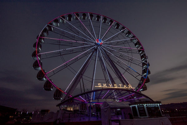 SkyStar FerrisWheel 1/60th SS wide angle lens @16m...