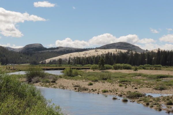 The Tuolumne River and the Lembert Dome in Tuolumn...