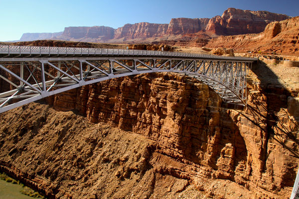 #10  The "new" Navajo Bridge, opened in 1995....