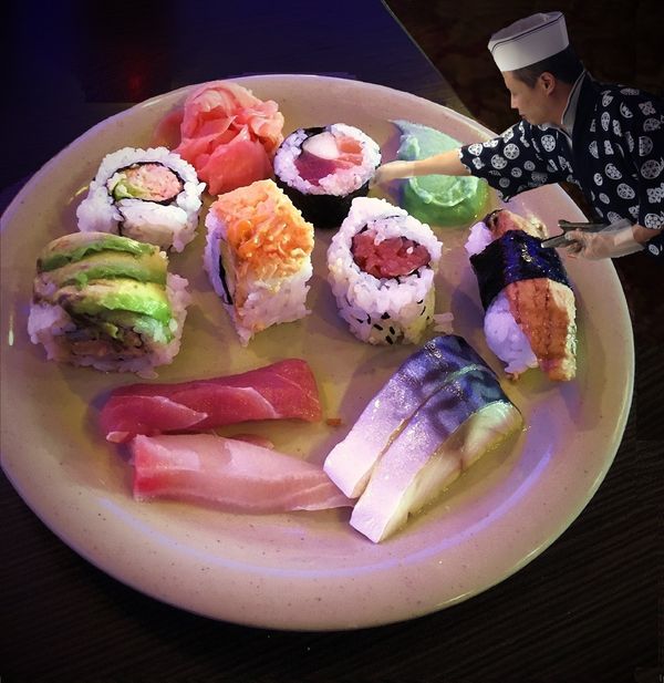 Lilliputian Sushi Chef at Work...