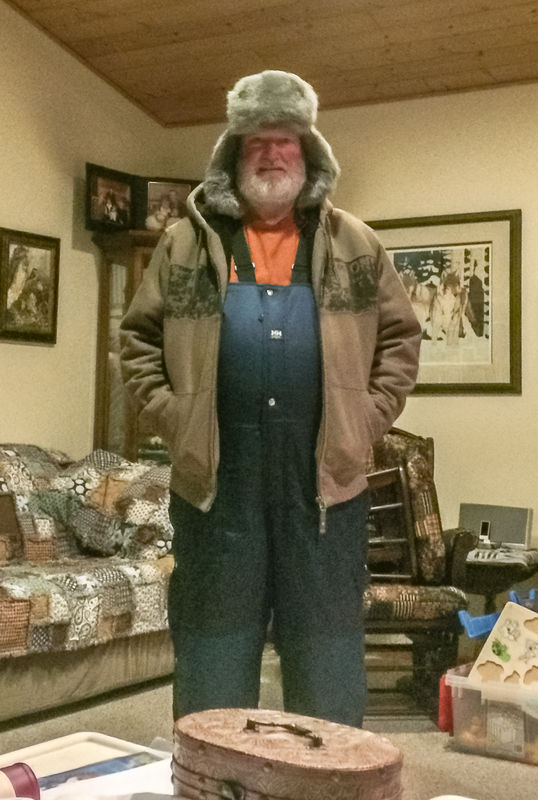 My wife thinks I look like the Abominable Snowman!...