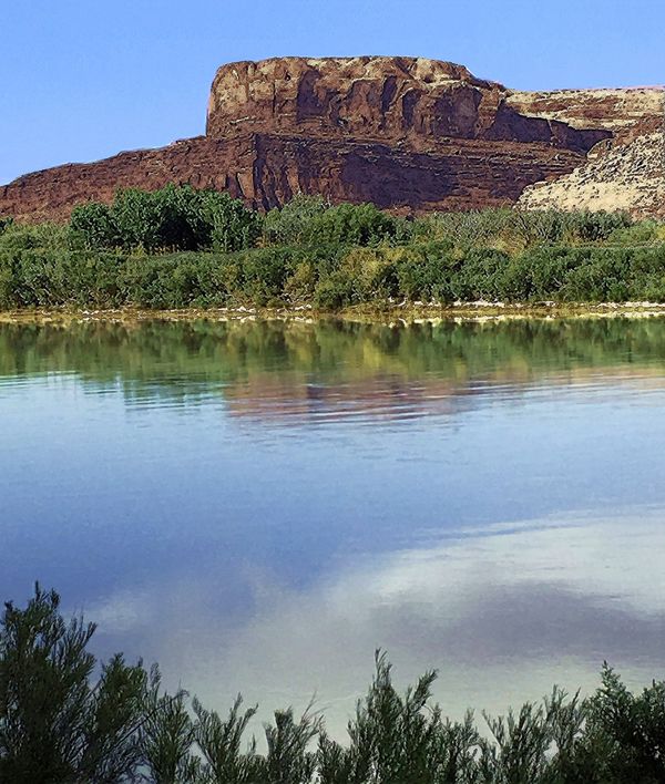 The Colorado River Outside of Moab, Utah...